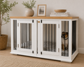 Large Handcrafted Dog Crate