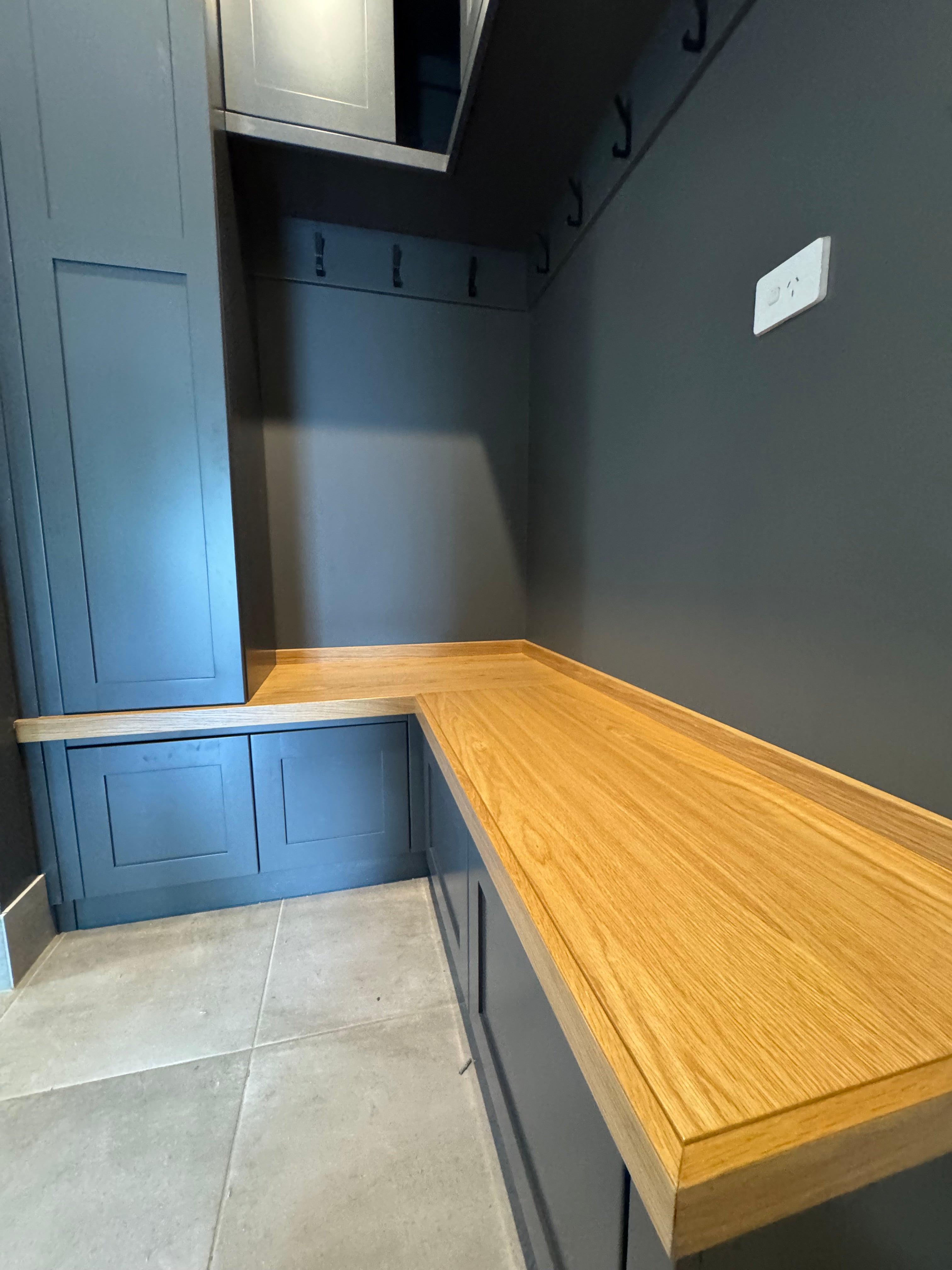 Corner Mudroom