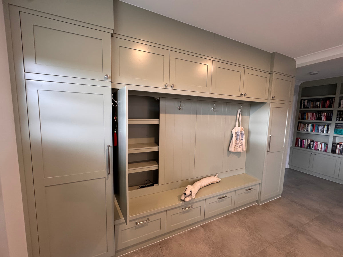 Custom Mudroom Storage
