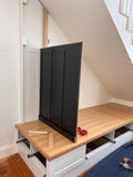 Under Stairs Custom Built Mudroom