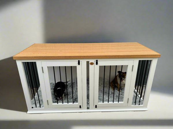 Large Handcrafted Dog Crate