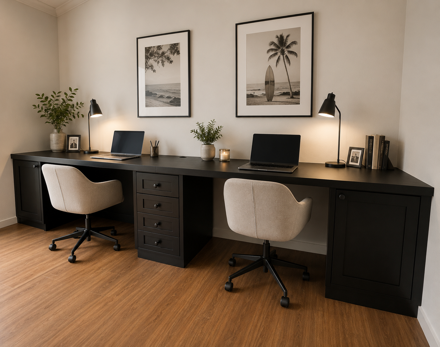 Double work station
