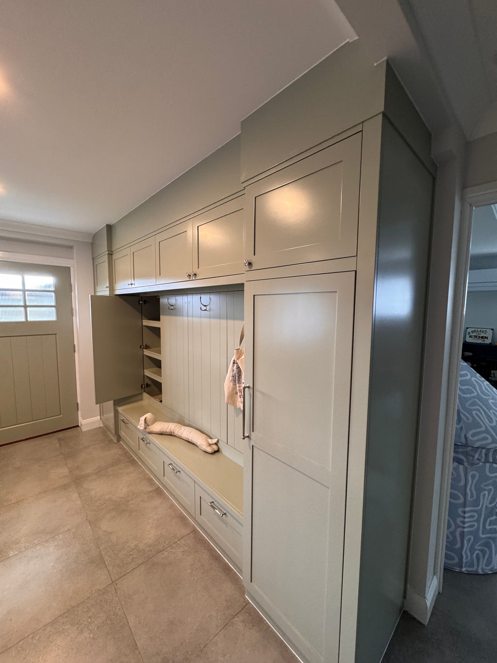 Custom Mudroom Storage