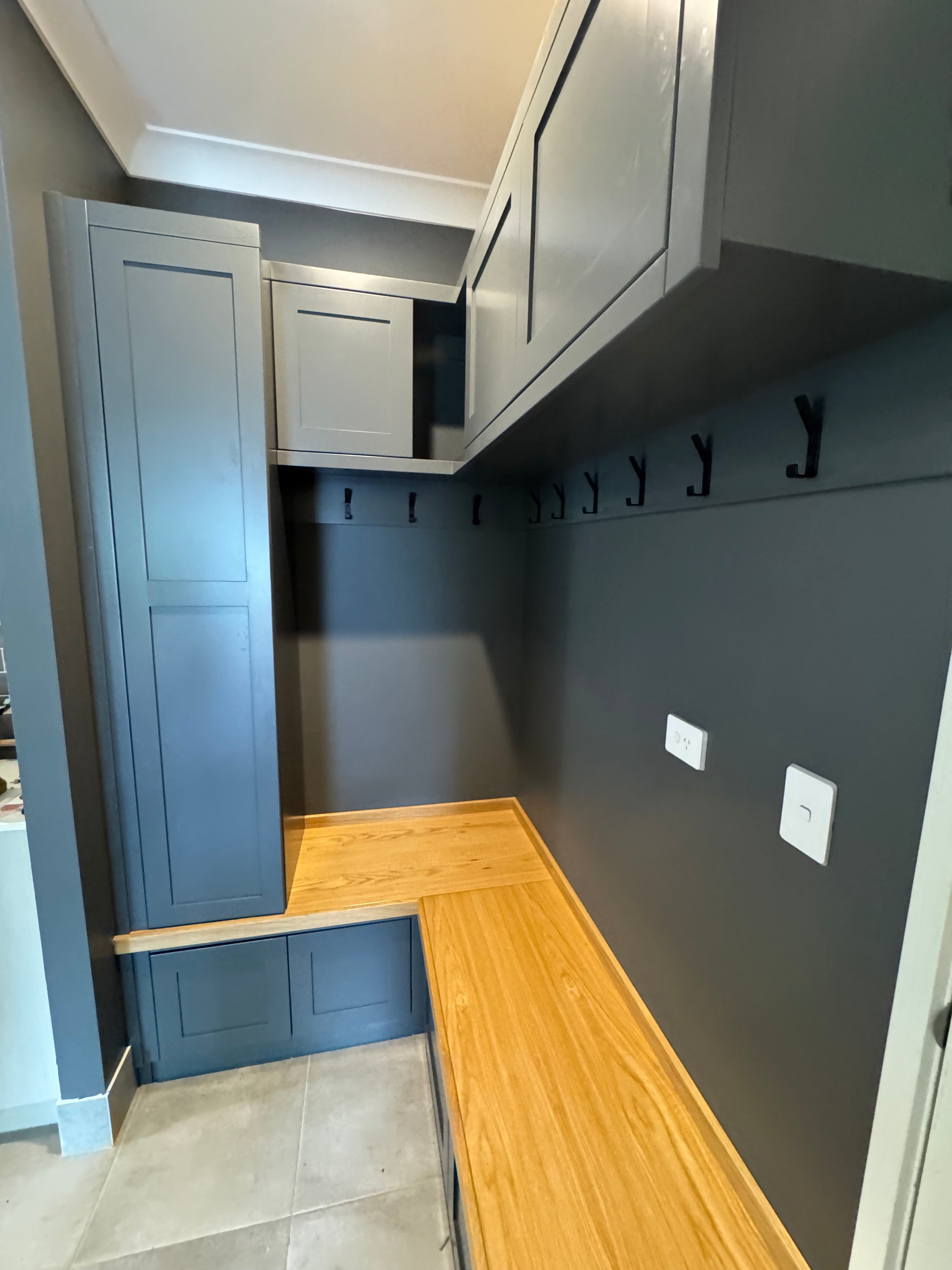 Corner Mudroom
