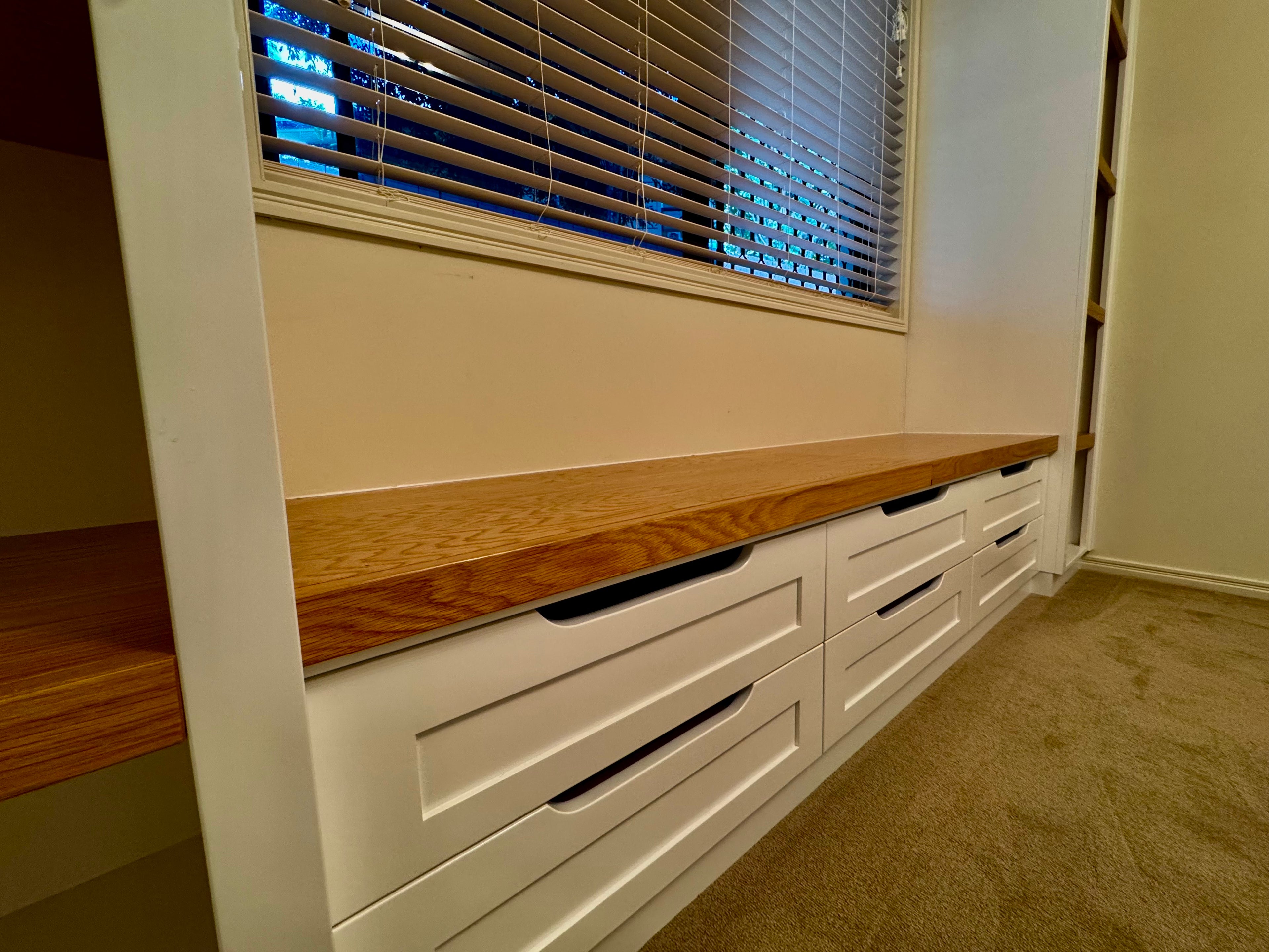 Window Surround Seating/Bookcases