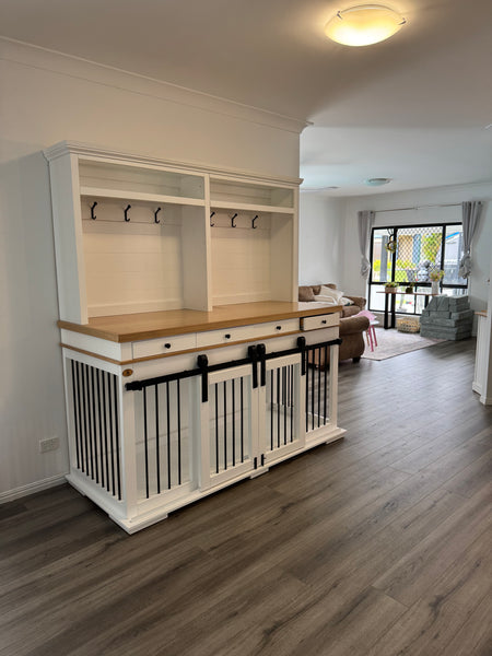 Double Door/Draws/Hutch Combination