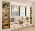 Window Surround Seating/Bookcases