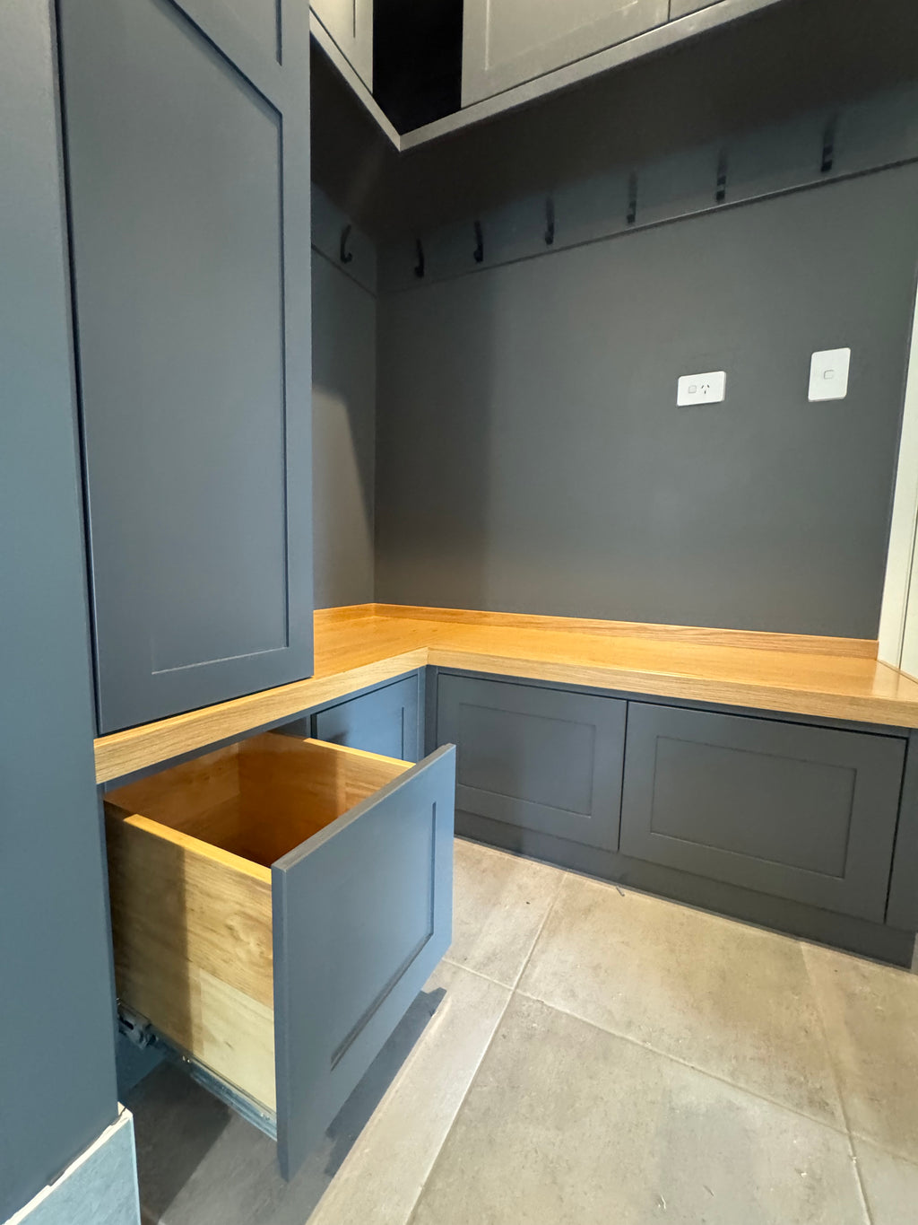 Corner Mudroom