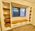 Window Surround Seating/Bookcases