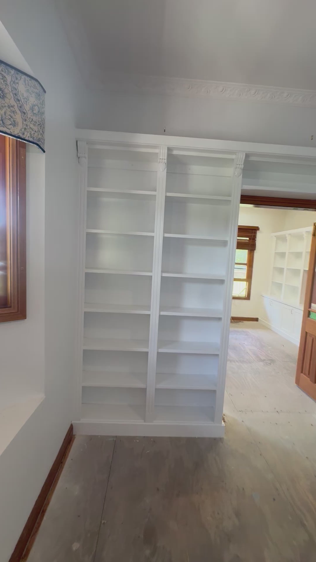Library Bookcase with Corbels