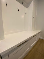 Custom built Mudroom Units