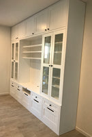 Custom entertainment wall units (POA)