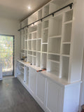 Custom library bookcases/ladders POA