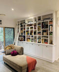 Custom library bookcases/ladders POA