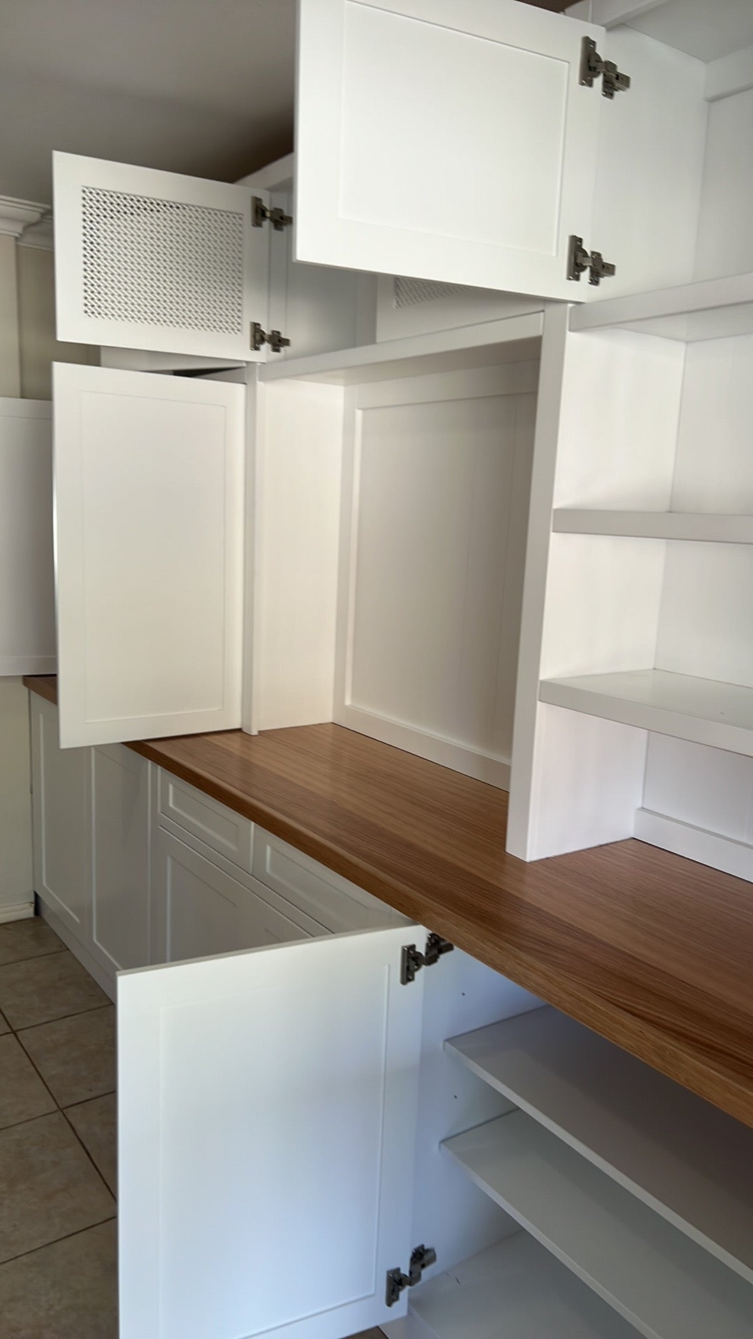 Custom unit with Tassie Oak