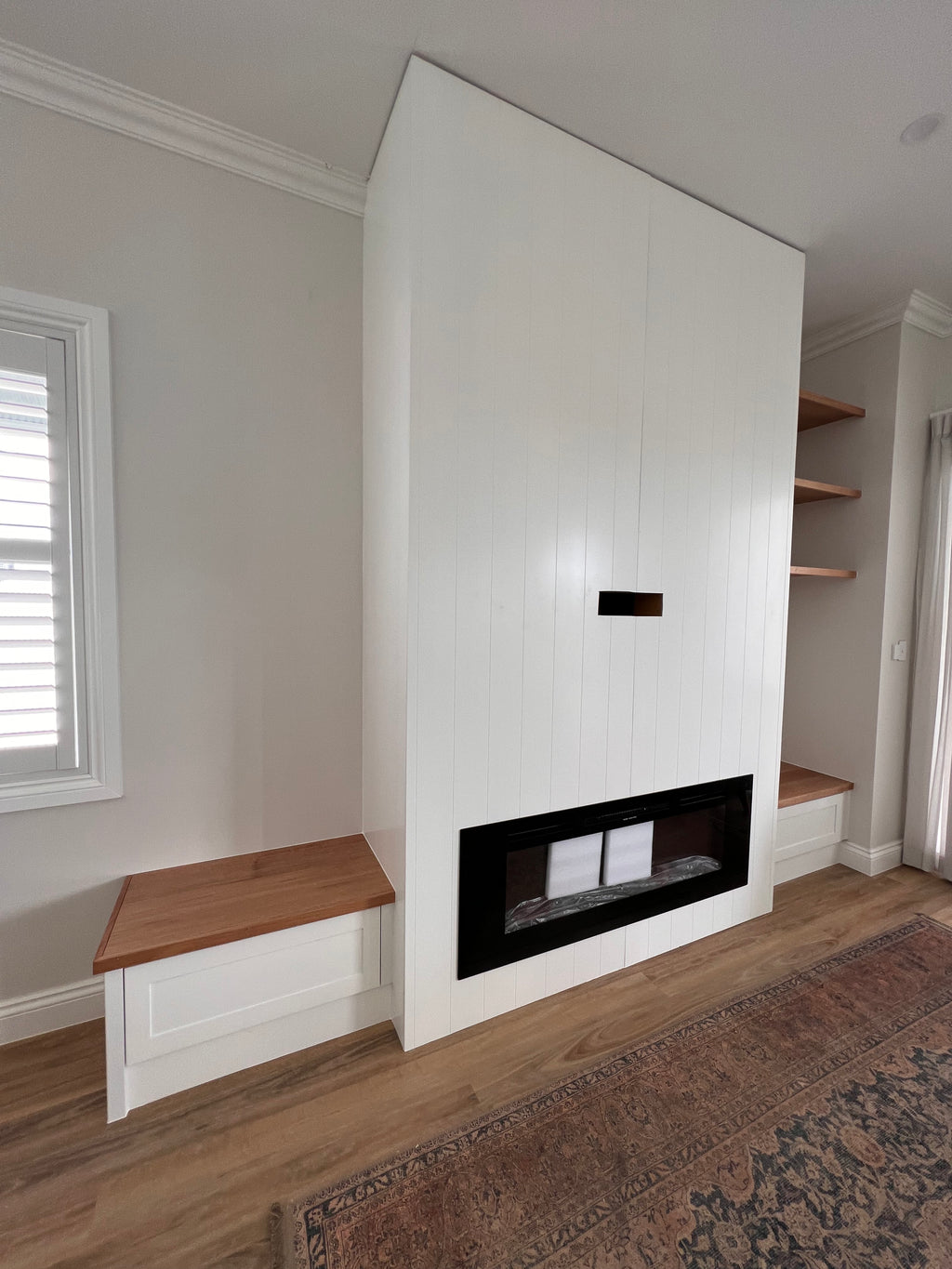 Custom built Electric Fireplace Units