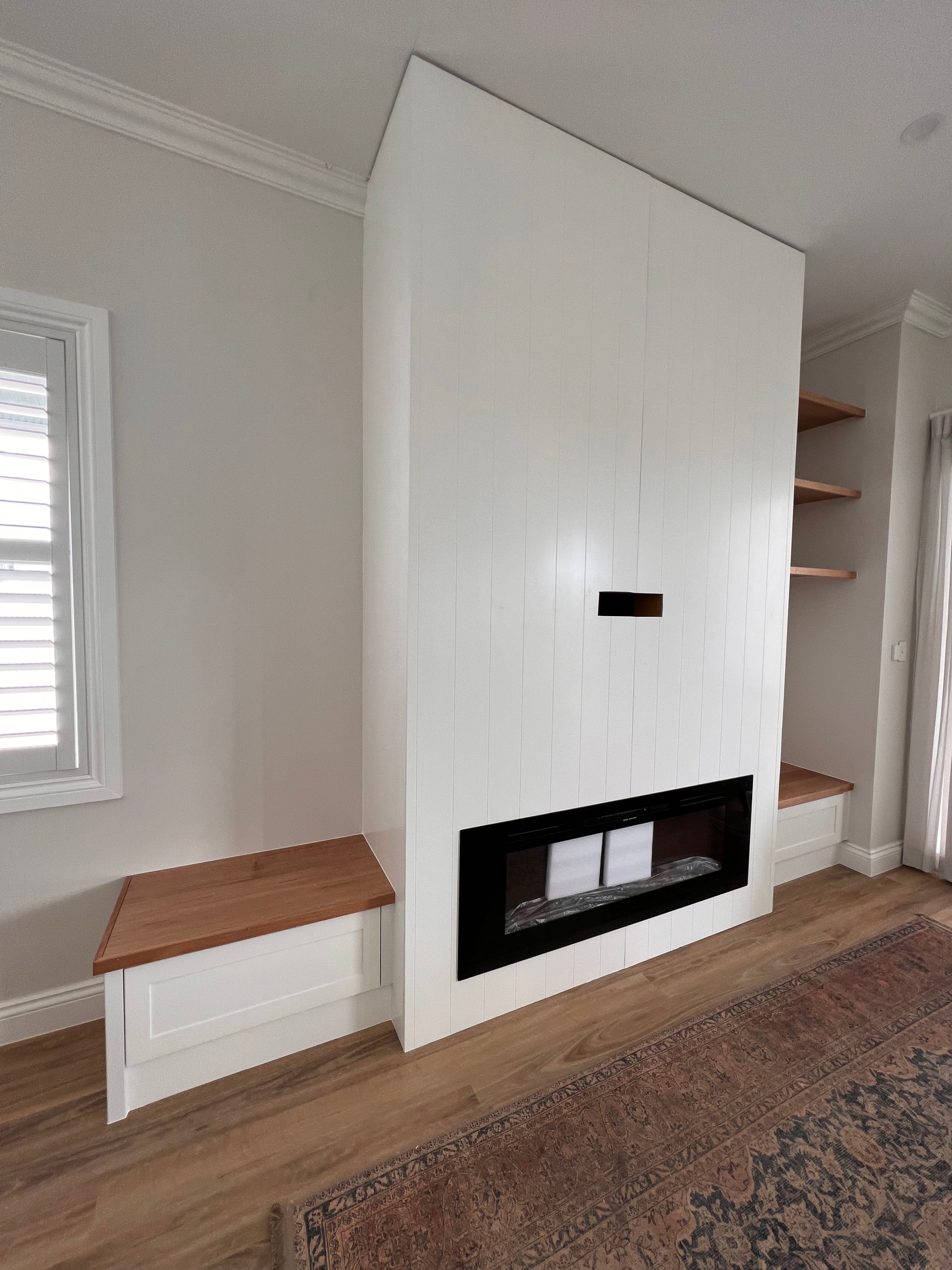 Custom built Electric Fireplace Units