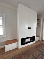 Custom built Electric Fireplace Units