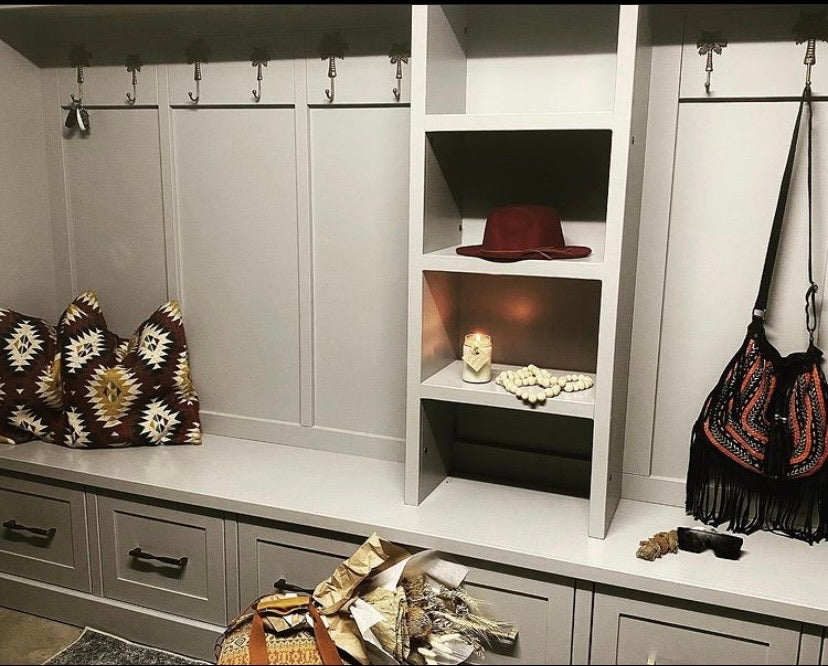 Custom built mudroom units (POA)