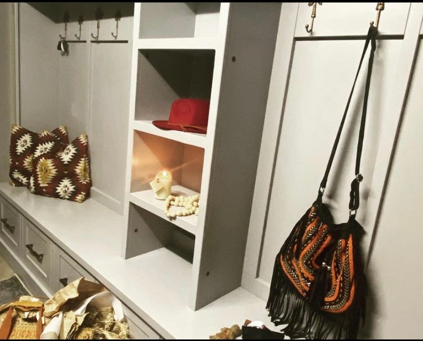 Custom built mudroom units (POA)