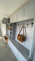 Custom built mudroom units (POA)