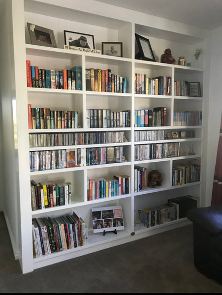 Built in Bookcases.