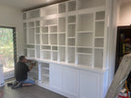 Custom library bookcases/ladders POA